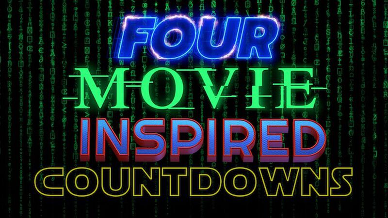 Four Movie Inspired 5-Minute Countdowns